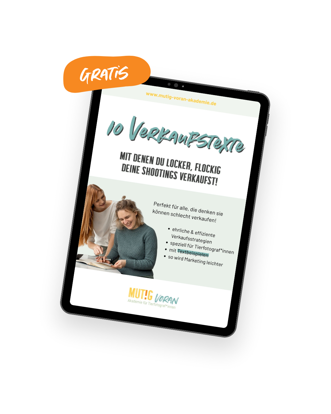 iPad Mockup fürs Freebie